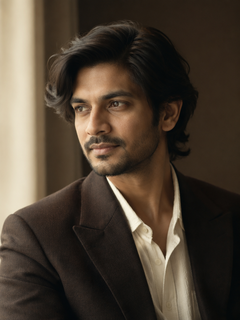 Long sweep men's wig style reference