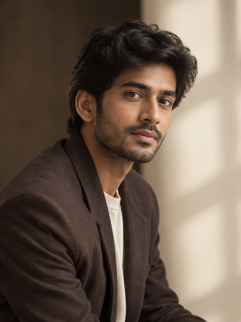 Soft wave men's wig style reference